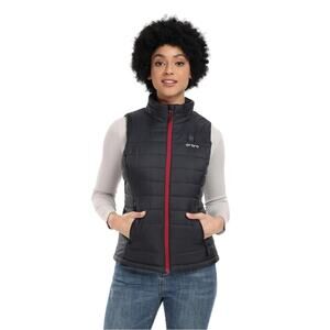 ORORO Women’s Heated Vest USB-C Lightweight Puffer Vest Black Size S/M EUC